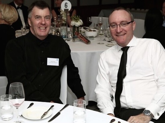 Dave Fuller and Andrew Whelan, Charter Awards Dinner 2016